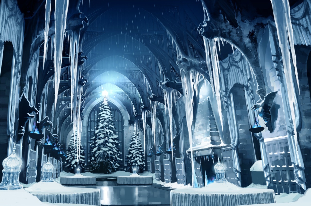 Hogwarts Castle Hanukkah Menorah Winter Dreidel 8k Digital Graphic ·  Creative Fabrica
