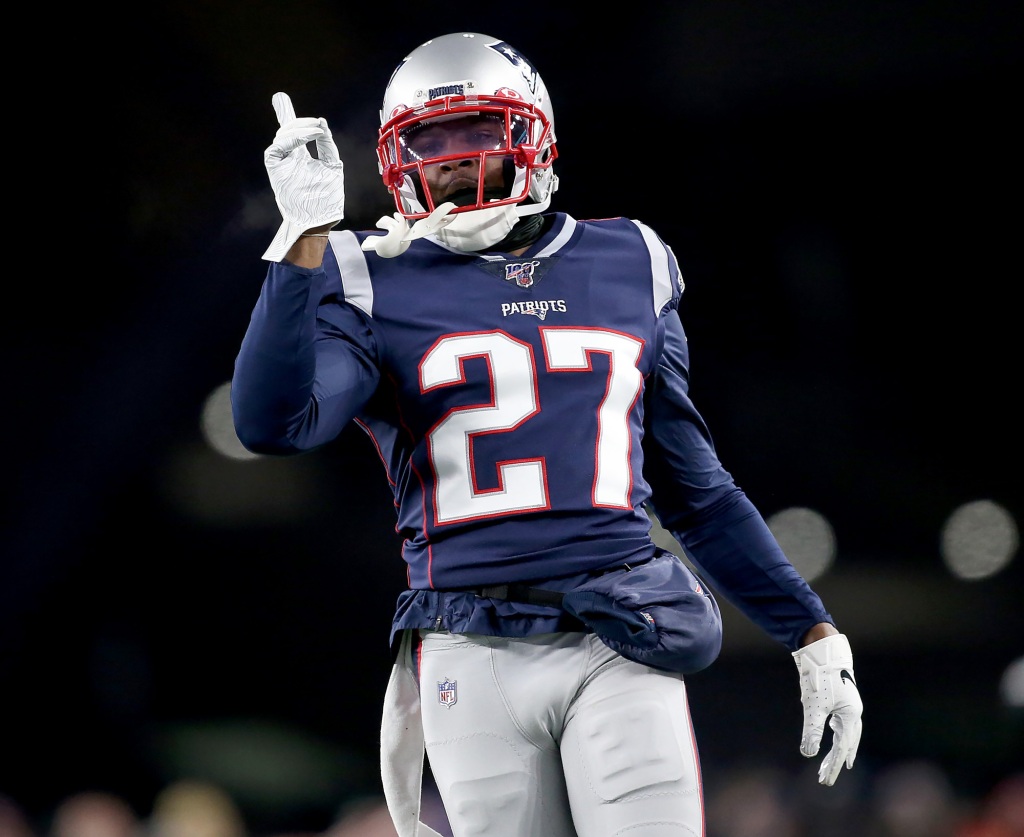 Download New England Patriots Cornerback Number 27 JC Jackson Wallpaper