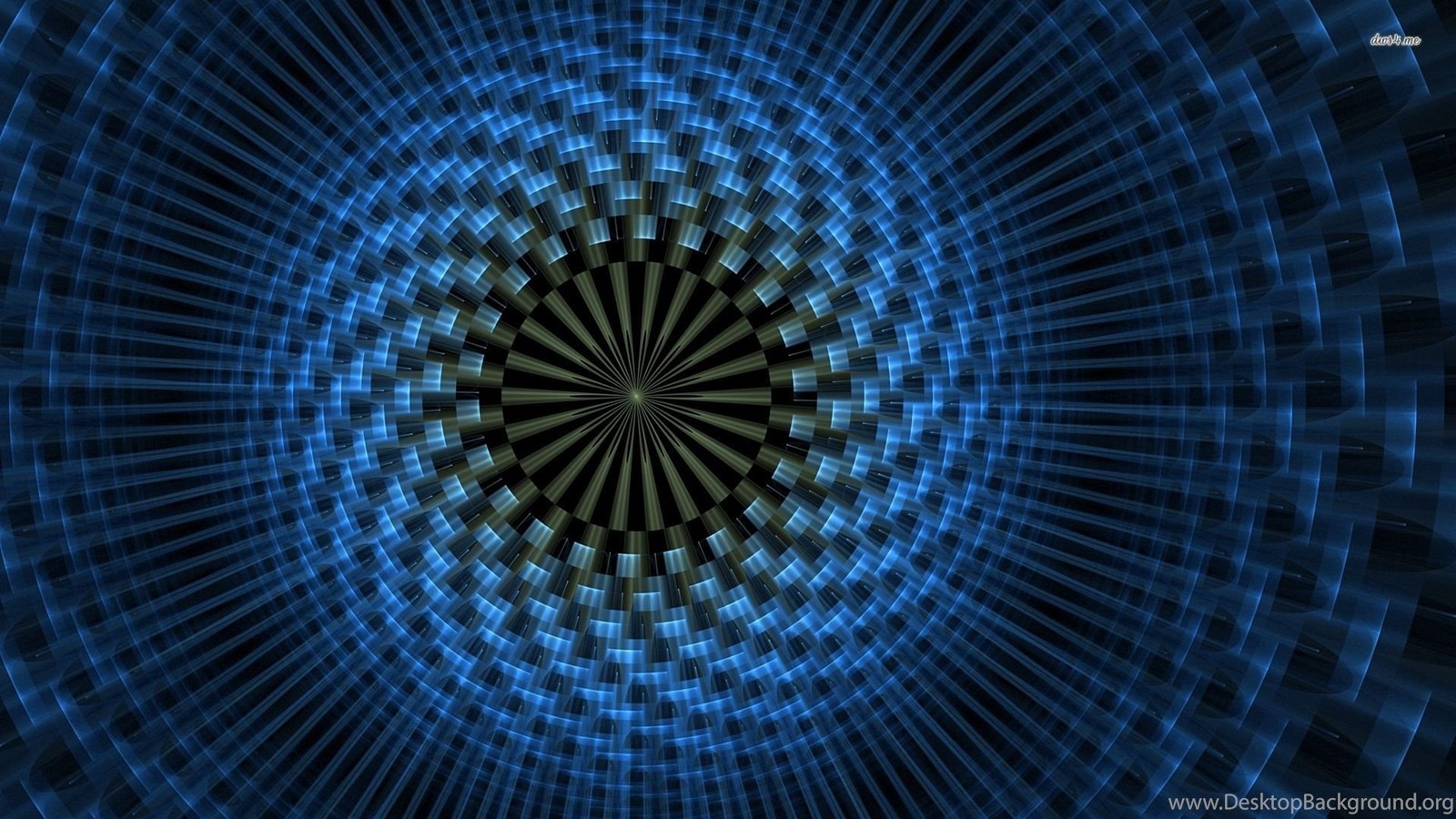 Dark Core Of A Blue Sun Wallpaper Abstract Wallpaper Desktop Background