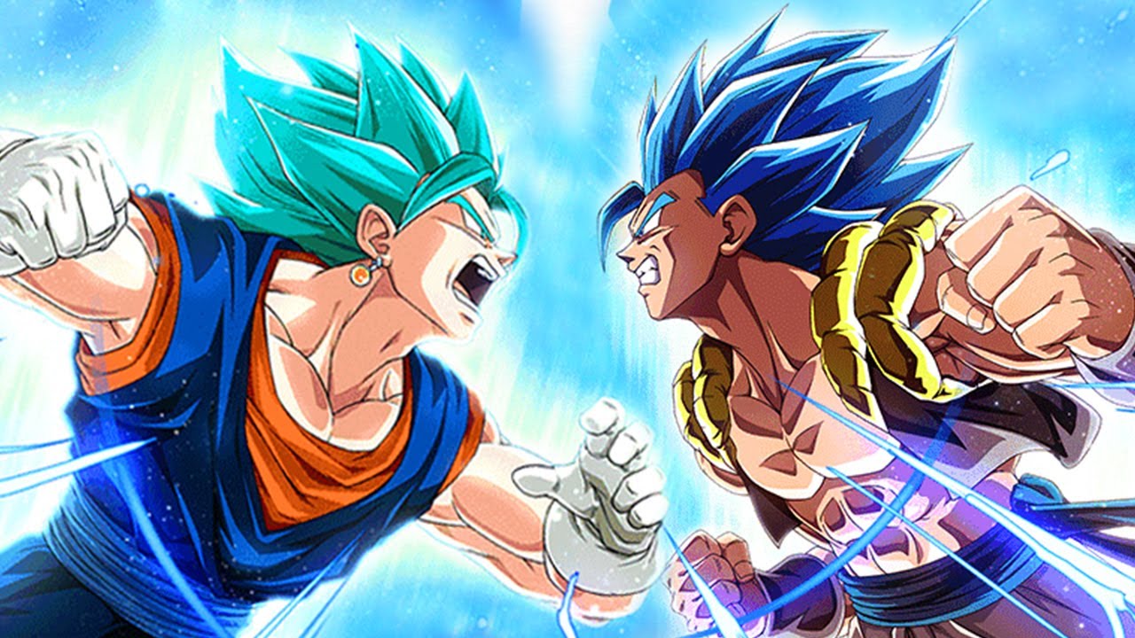 Vegito VS Gogeta Wallpaper Photohop Edit. Dragonball Z Dokkan Battle