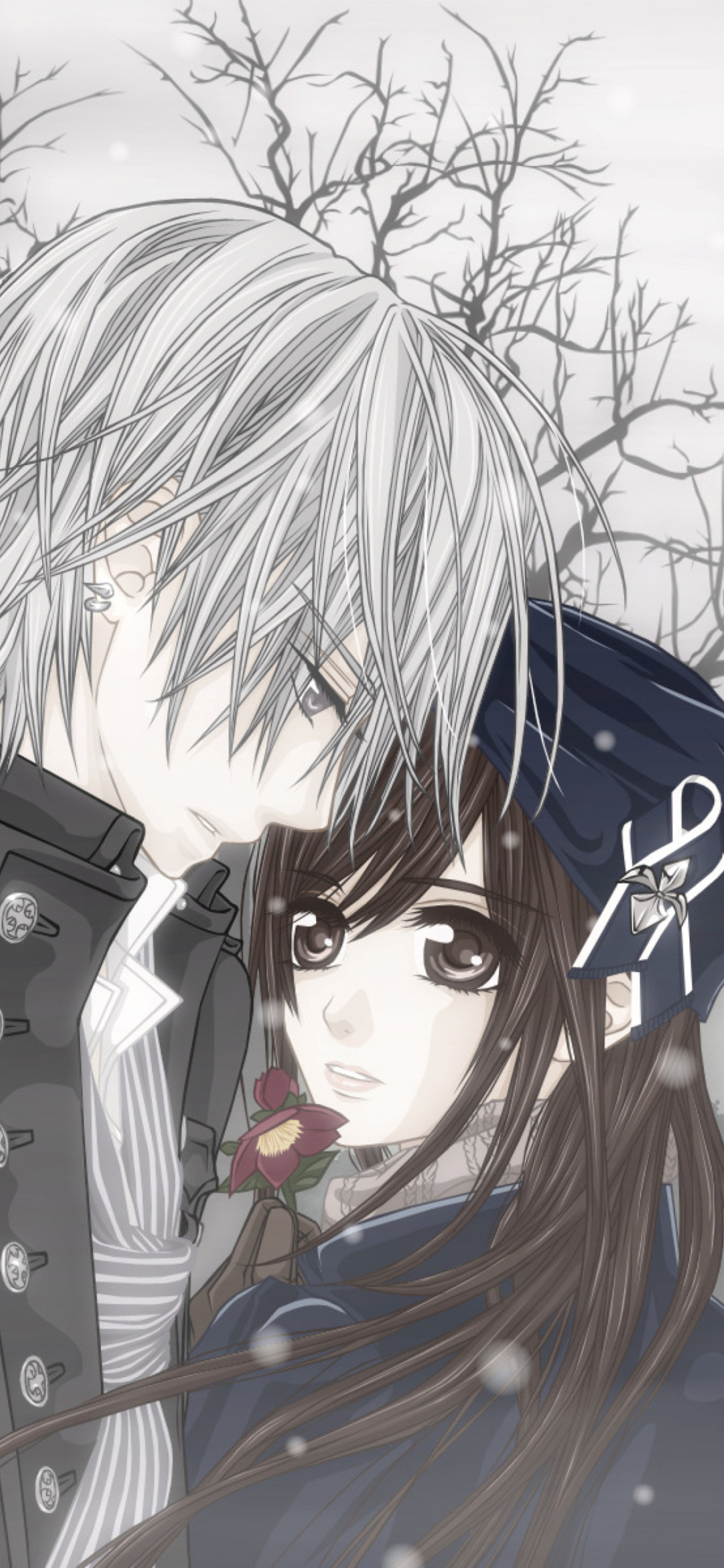 Cute Anime Couple Wallpaper for iPhone 11