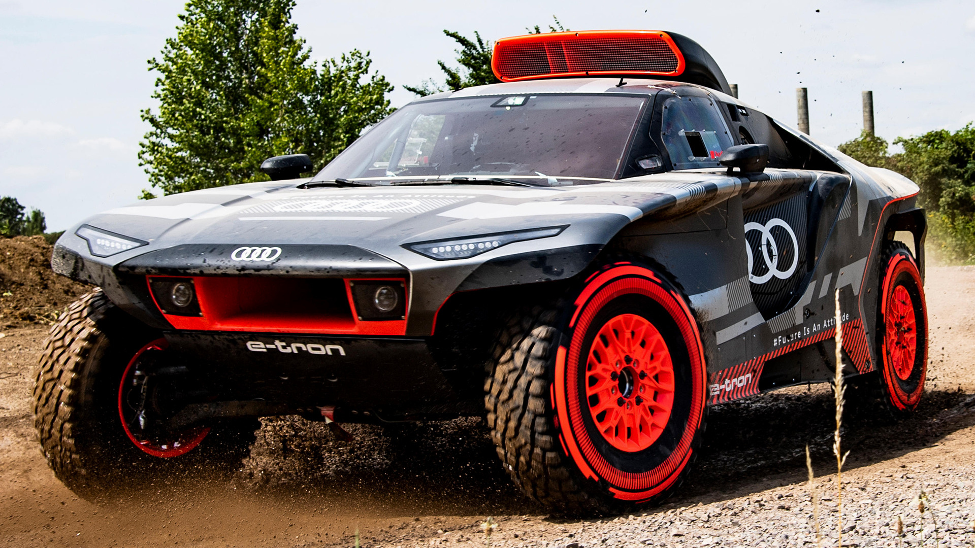 2022 Audi RS Q E Tron Dakar Rally And HD Image