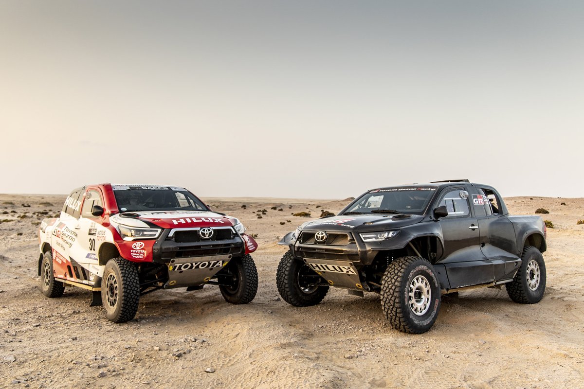 Toyota reveals revised Hilux 4x4 ahead of 2022 Dakar Rally