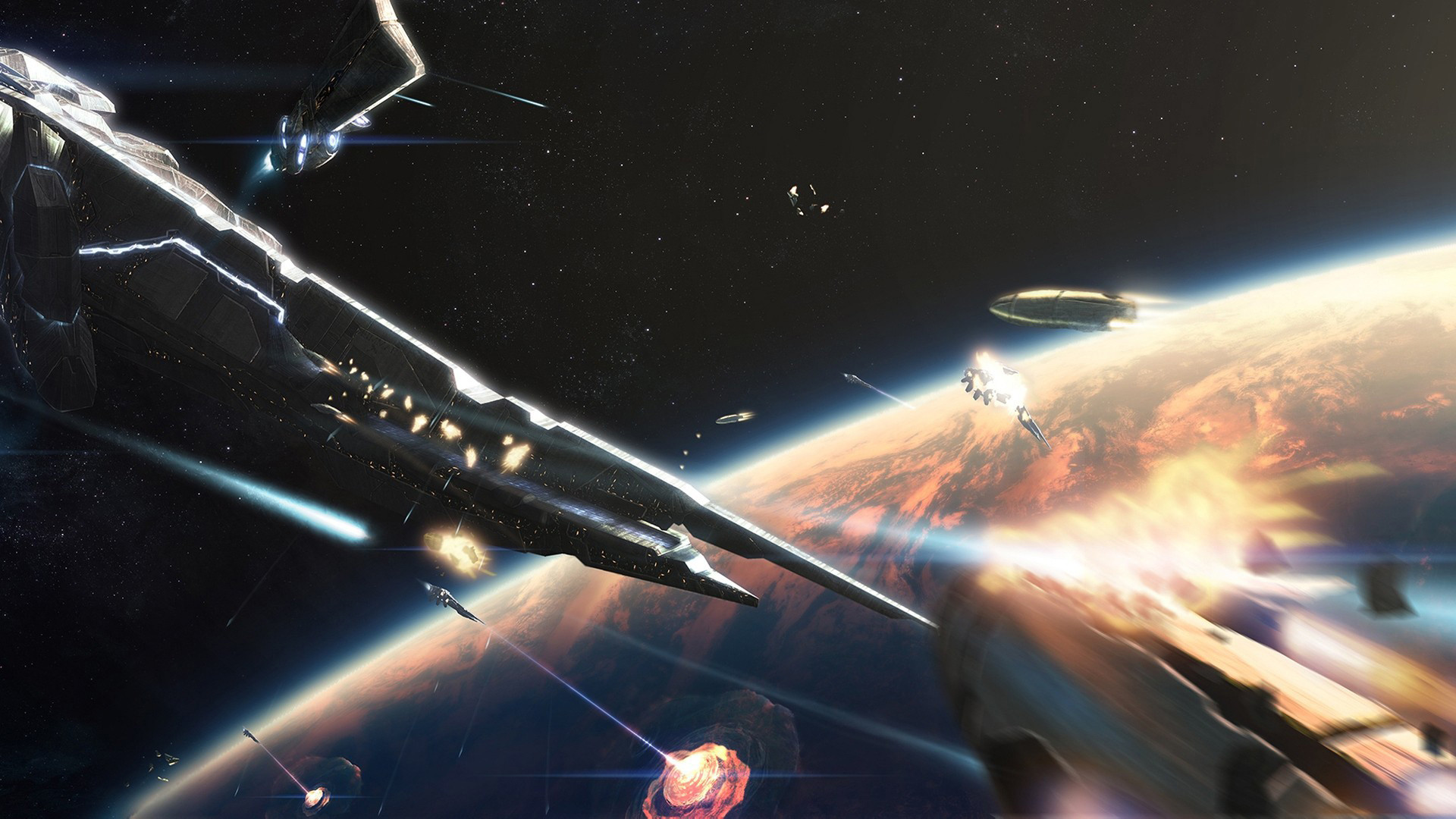 Best Sci Fi And Space Wallpaper Fi Space Battle Background