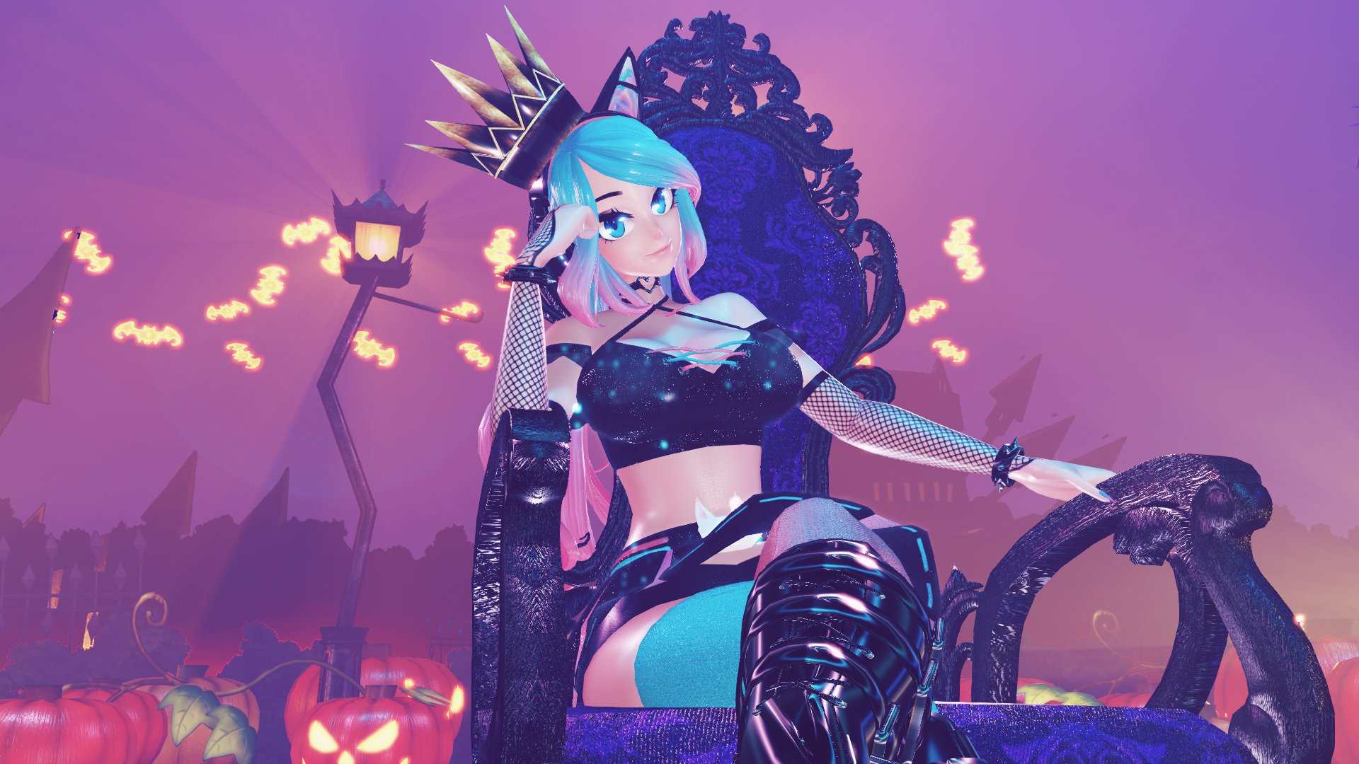 She's waiting for you to say something clever