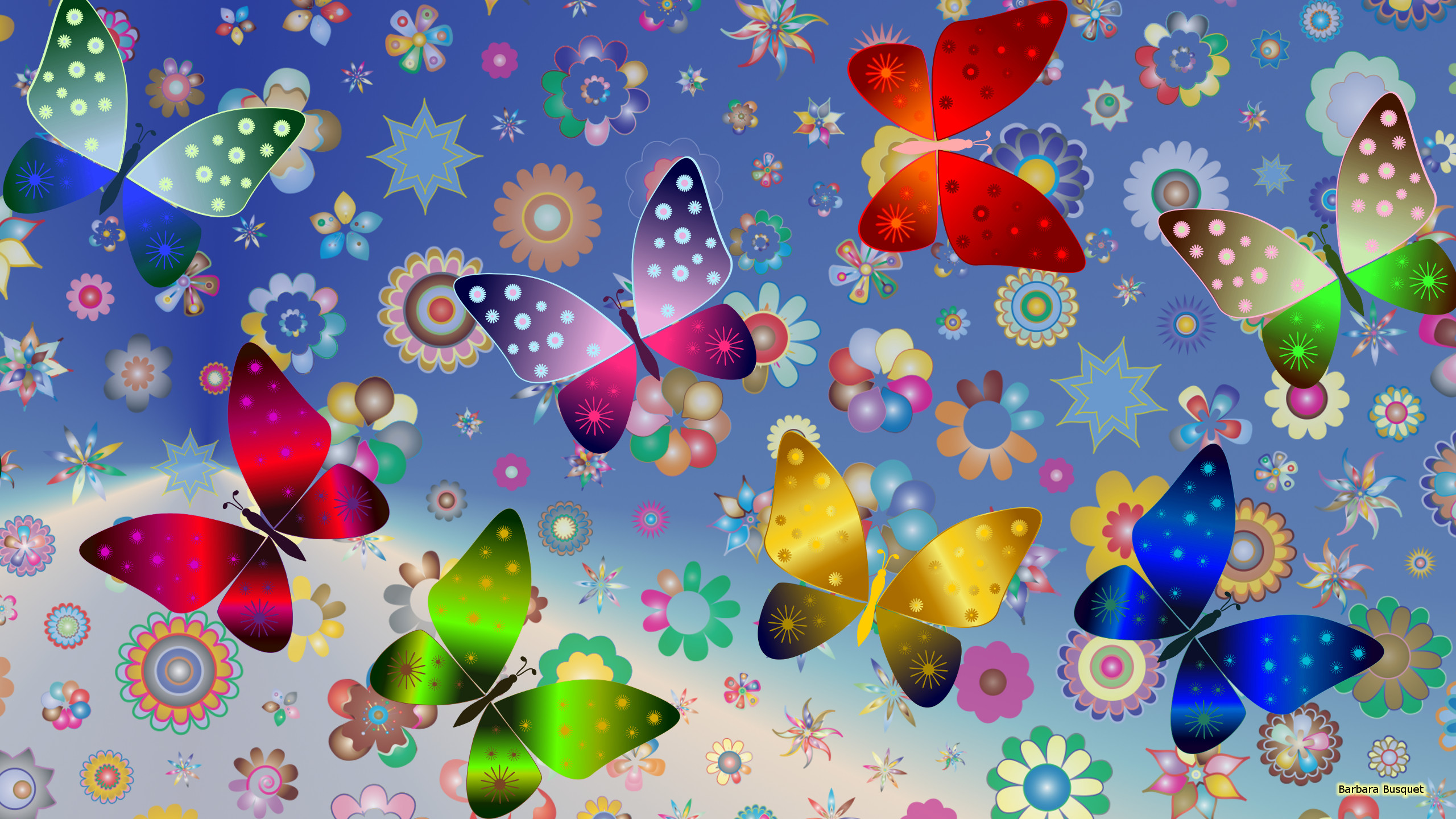 Butterfly Pattern Wallpapers - Wallpaper Cave