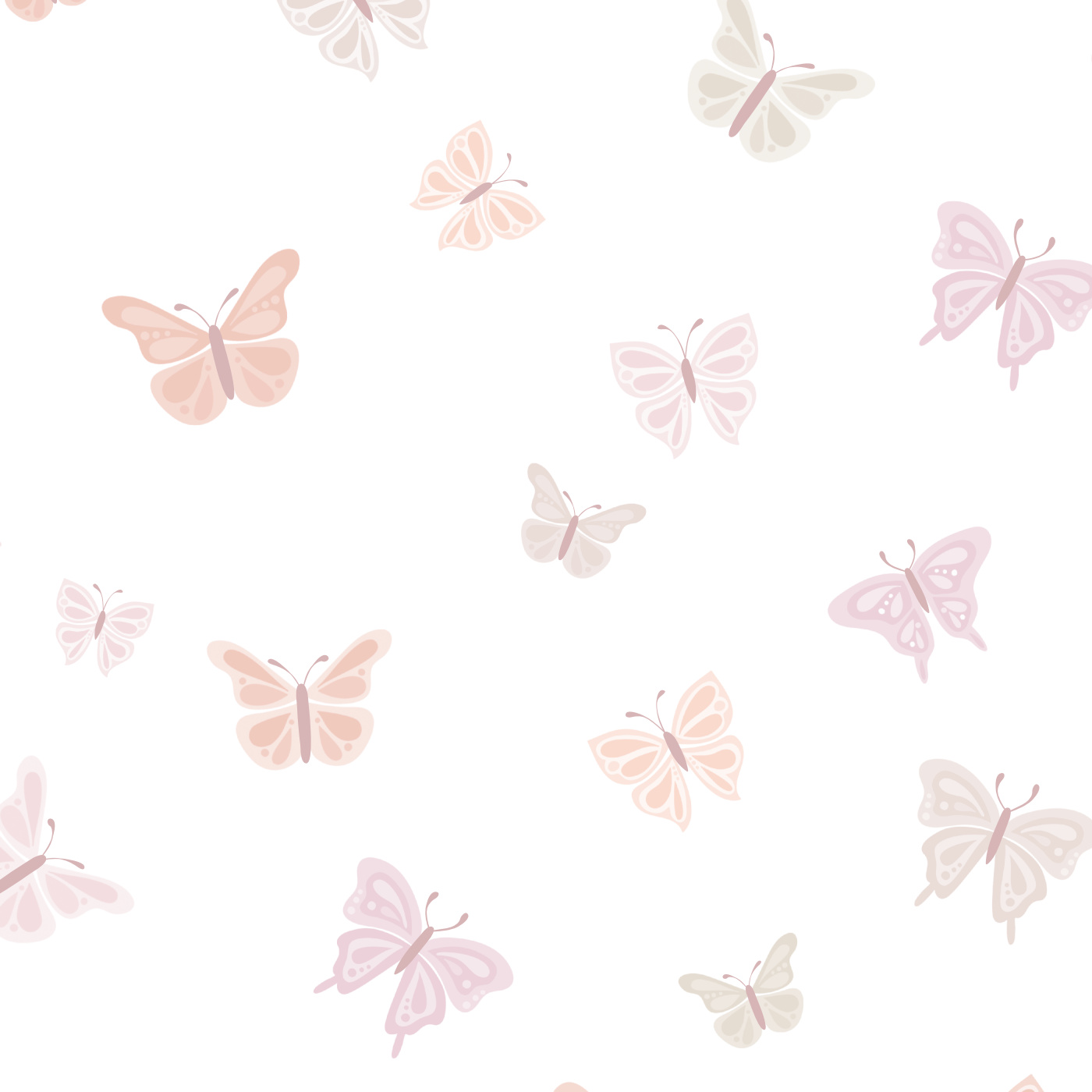 Fluttering Butterflies Peel And Stick Removable Wallpaper. Love vs. Design