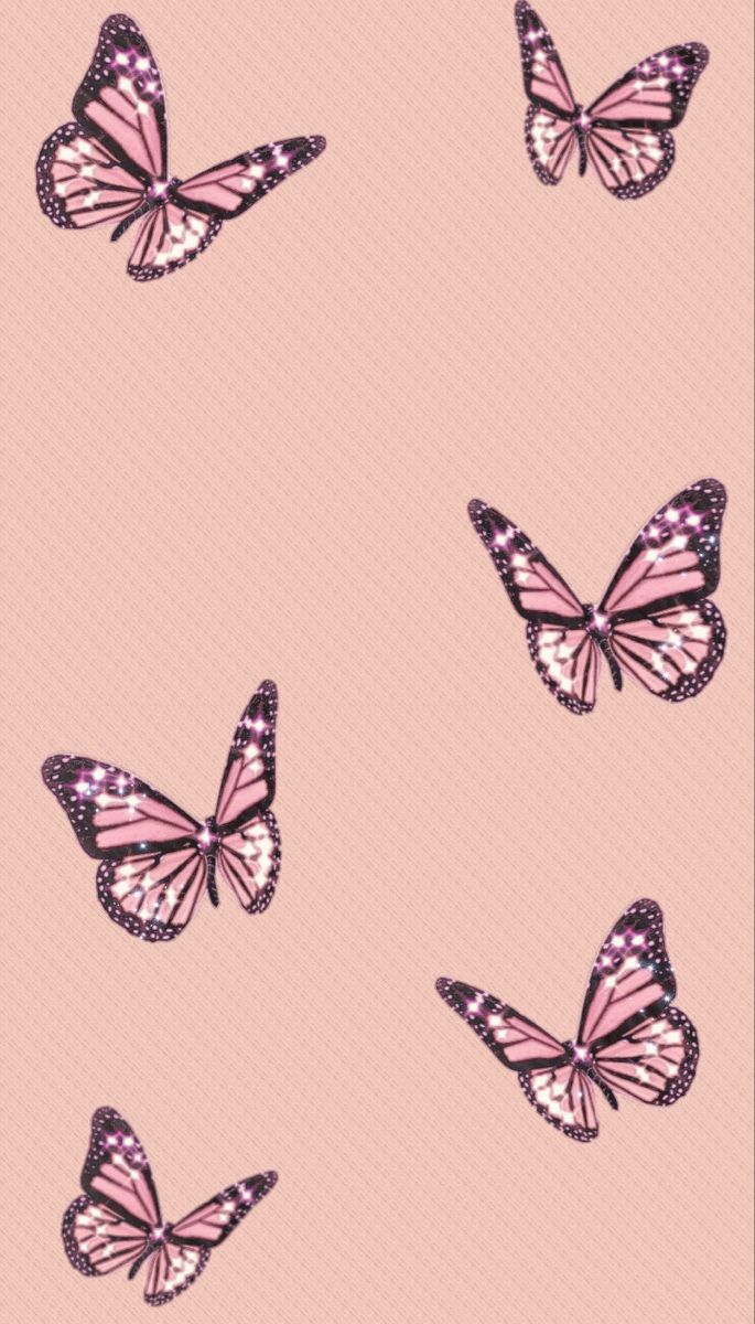 The Best 15 Wallpaper Pink Butterfly Pattern