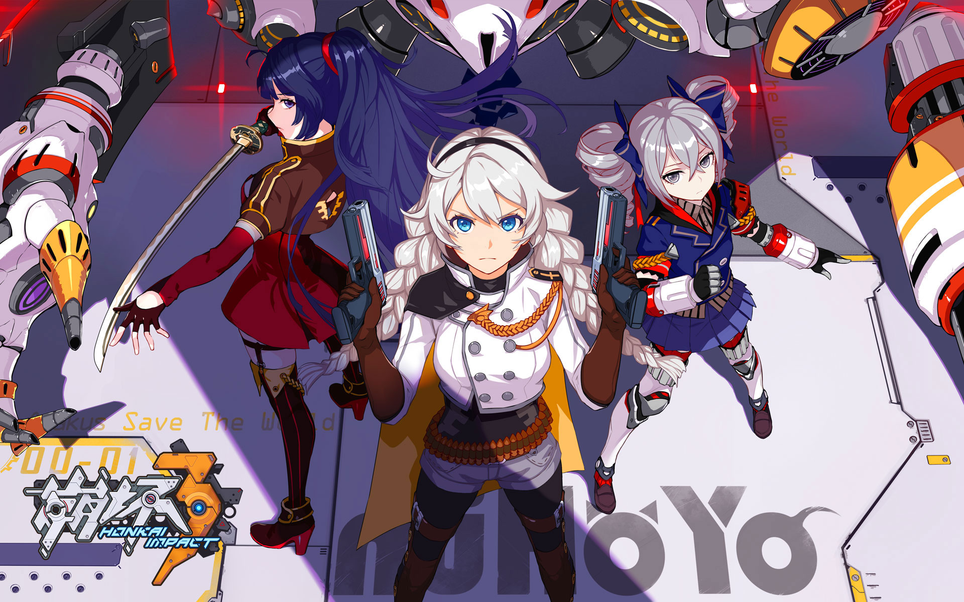 Honkai Impact 3. Desktop wallpaper. 1920x1200