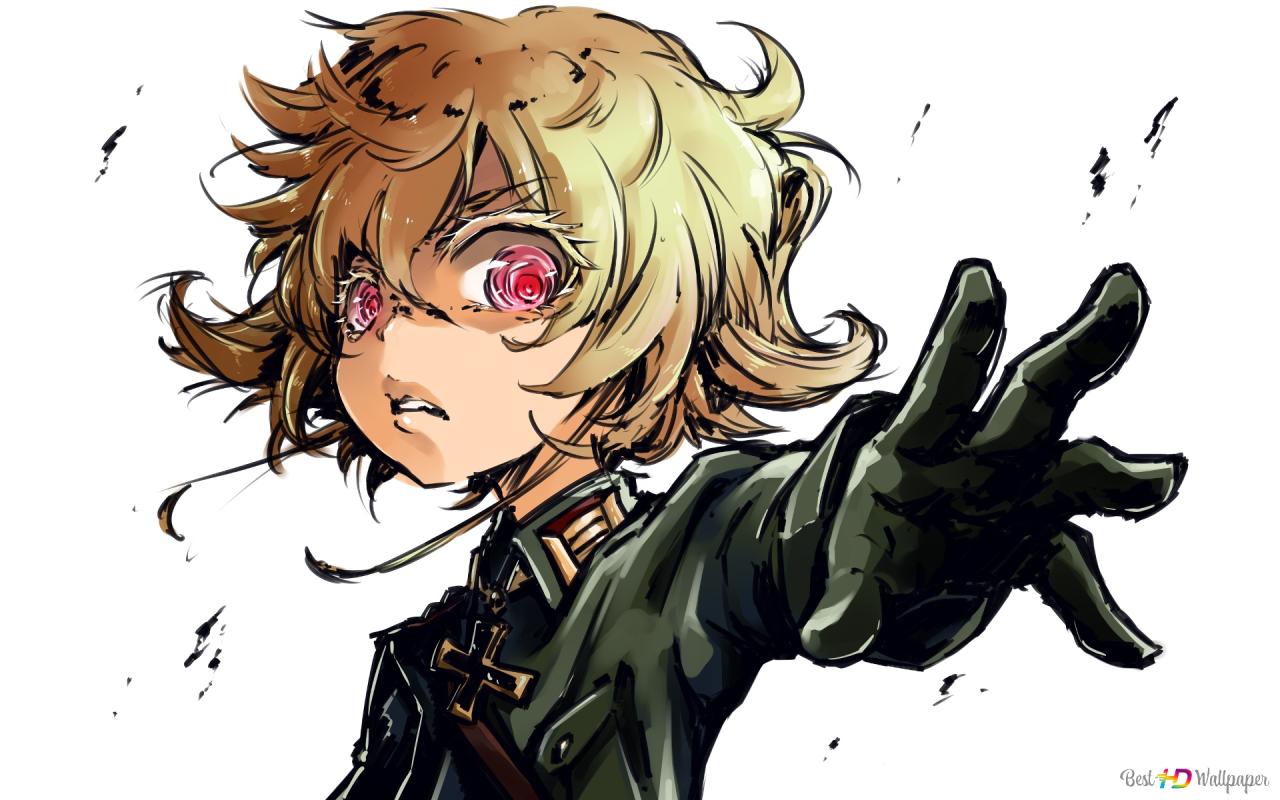 Tanya Von Degurechaff (Youjo Senki) HD wallpaper download
