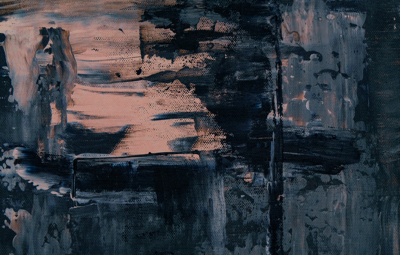 Photo Wallpaper Paint, Strokes, Paint, Brushstrokes Blue Paint Relief