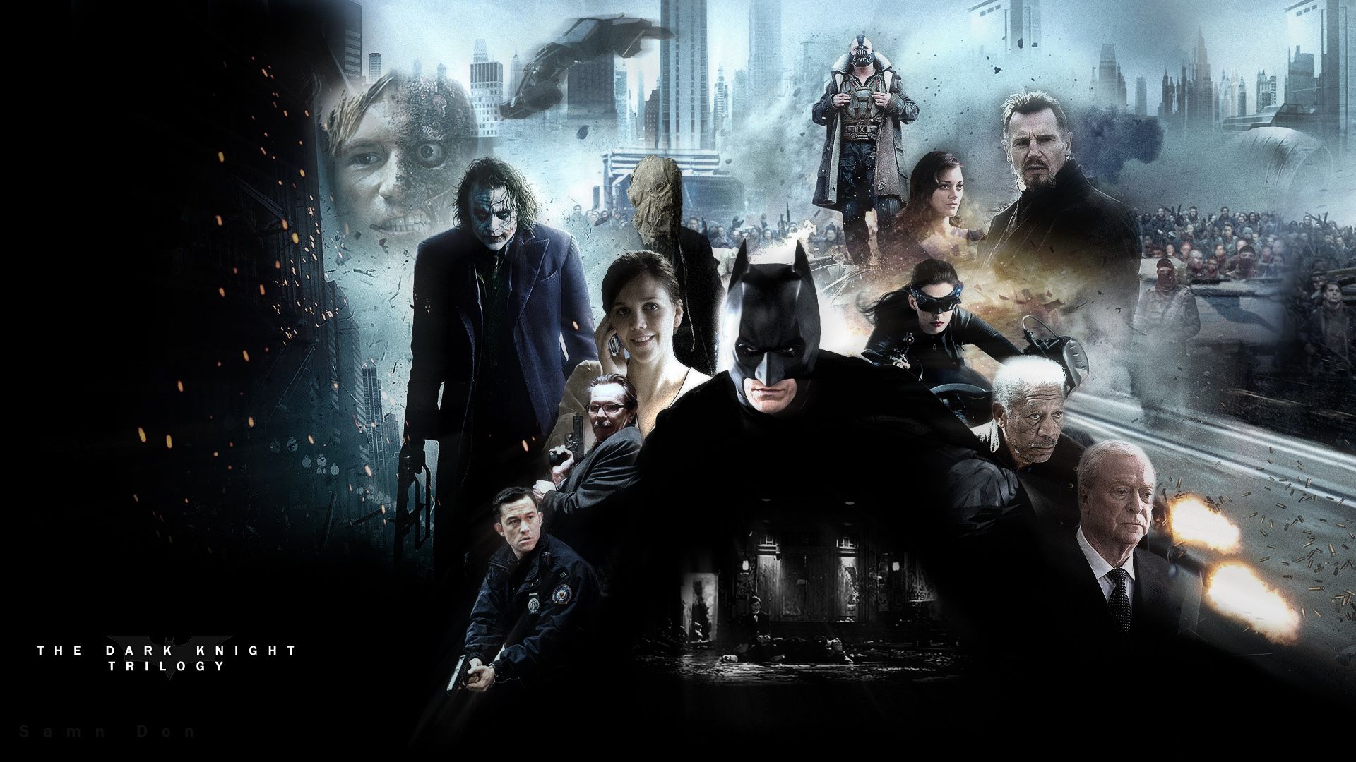The Dark Knight Trilogy HD Wallpaper