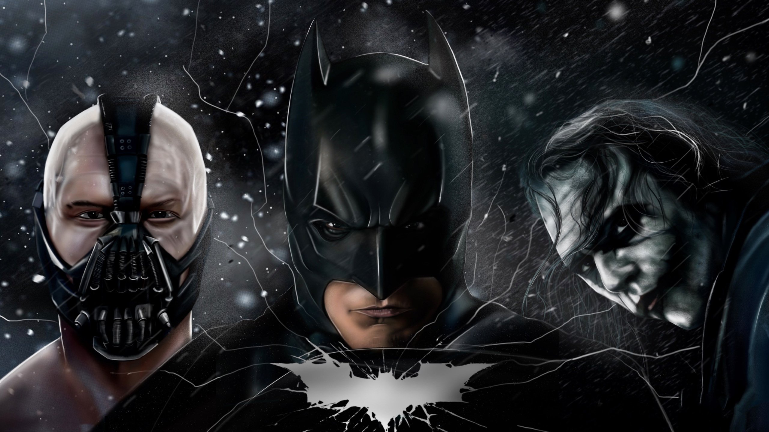The Dark Knight Batman Joker Bane 5k 1440P Resolution HD 4k Wallpaper, Image, Background, Photo and Picture