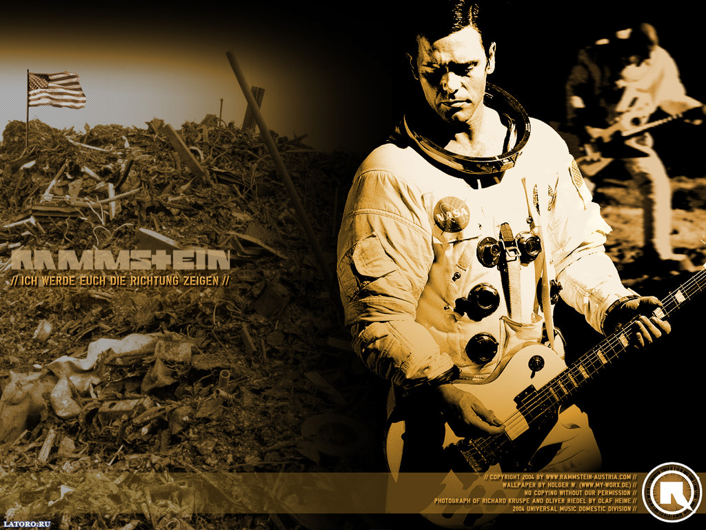 Desktop Wallpaper Free Rammstein Kruspe Guitar