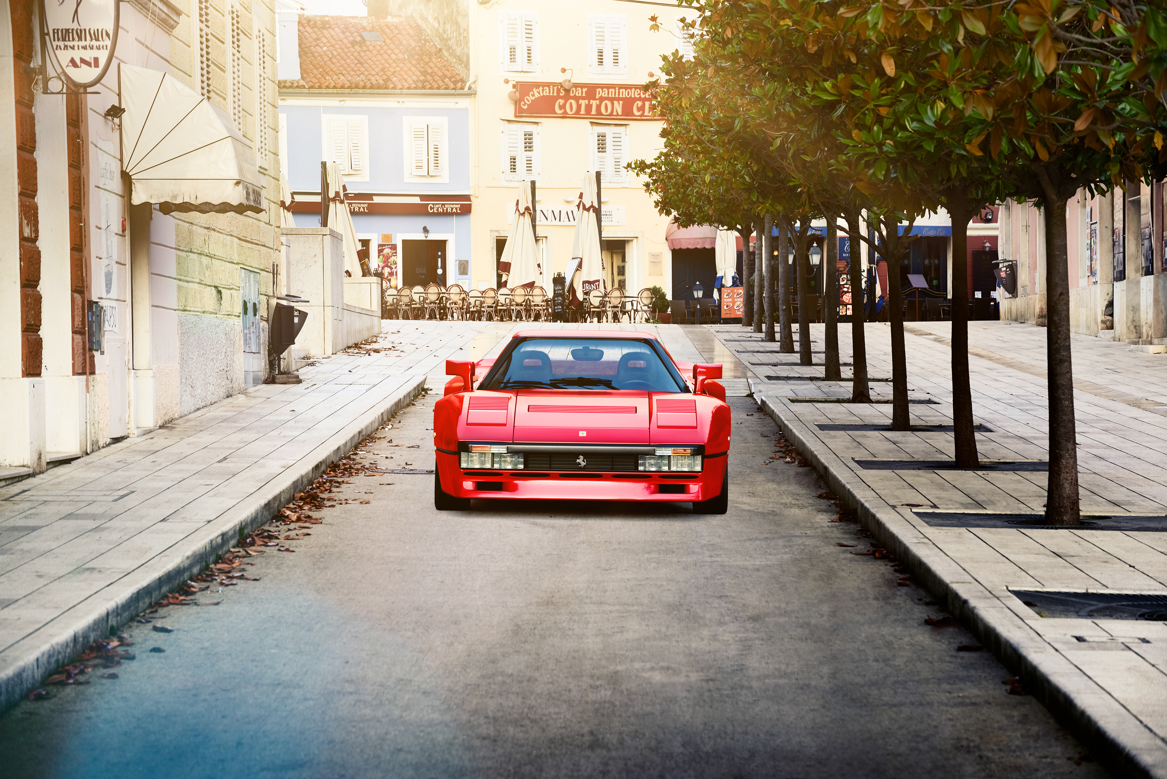 Wallpaper 4k Ferrari 288 Gto In Red Front Look 4k Wallpaper