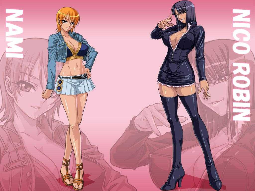Nami And Nico Robin Wallpaper