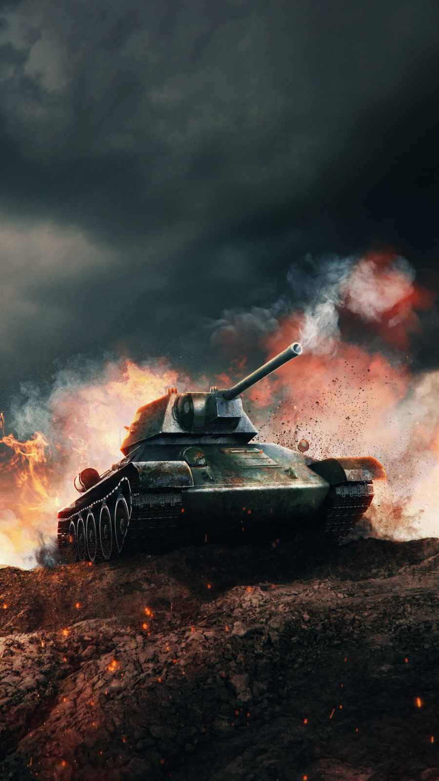 World War Tank Wallpaper, iPhone Wallpaper