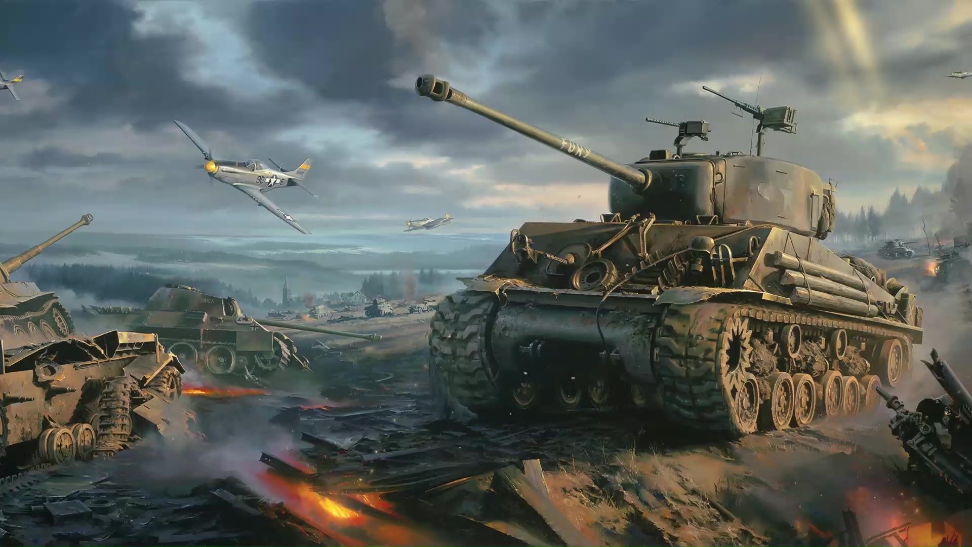 War Tank Live Wallpaper