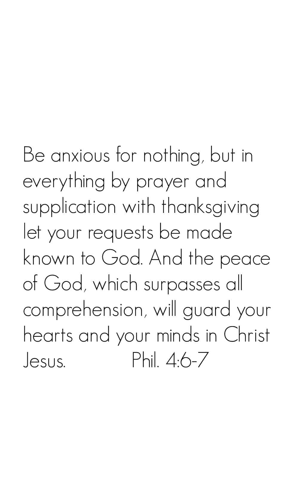 Philippians 4:6 7 Bible Verse IPhone Wallpaper
