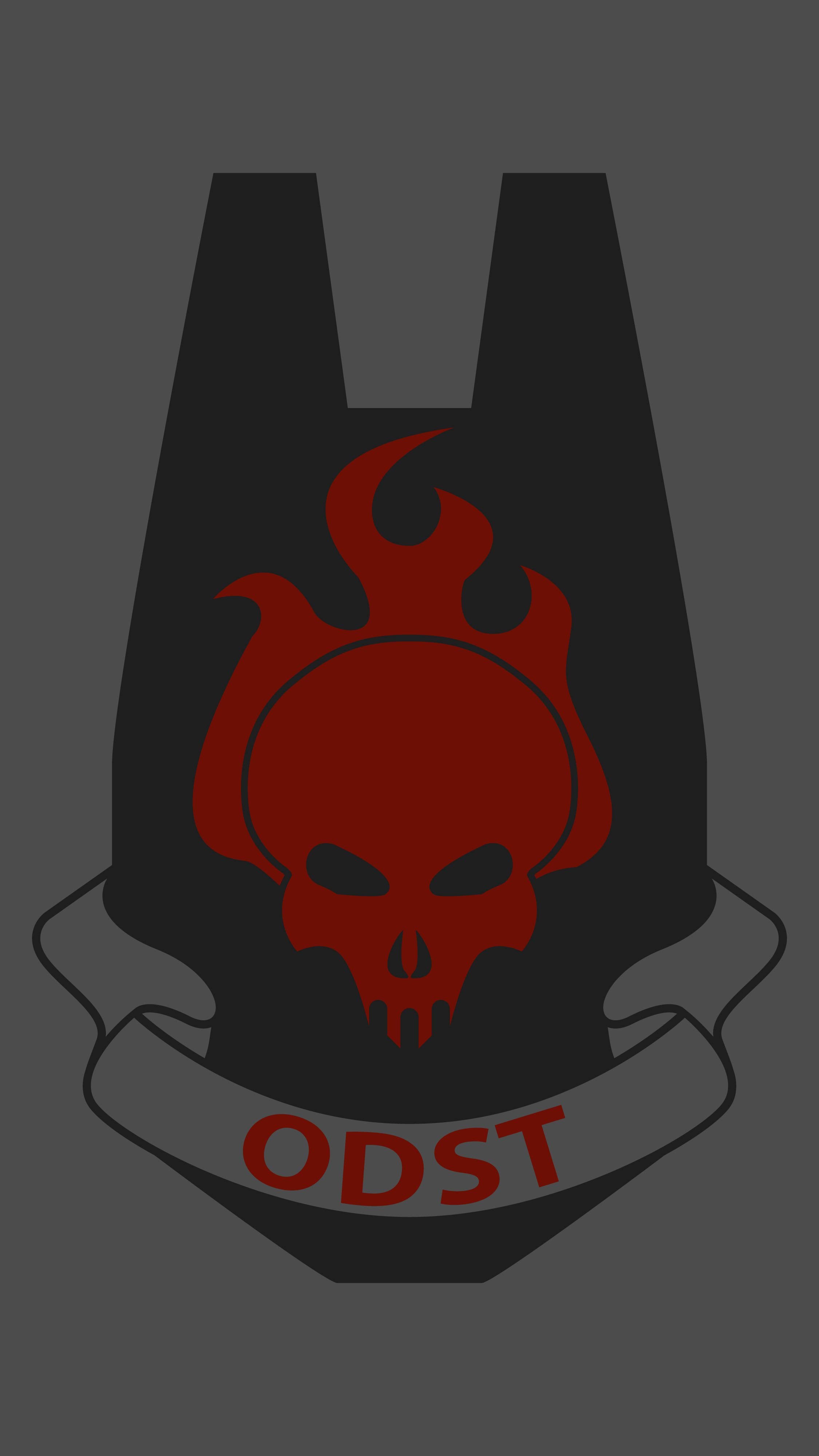 ODST Logo Mobile Wallpaper I created [12 Variations]