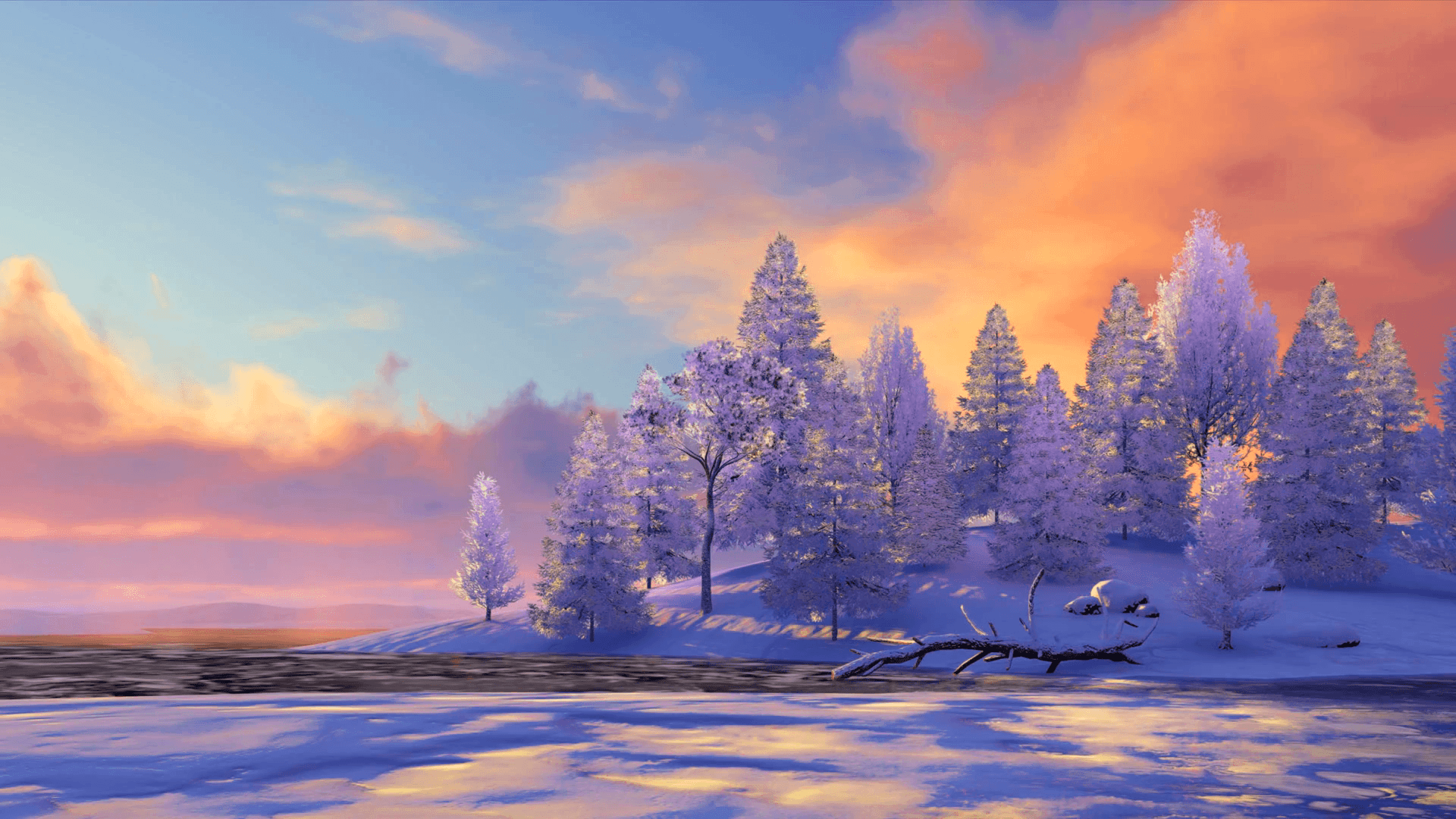 Winter Scenes Wallpaper HD