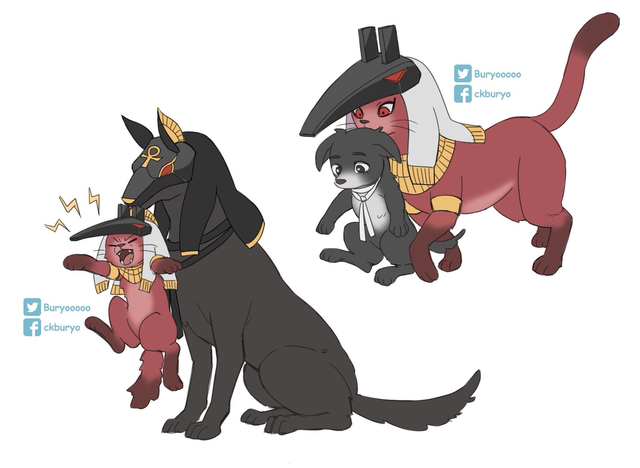 Ennead ideas. mythology art, egyptian gods, anime egyptian