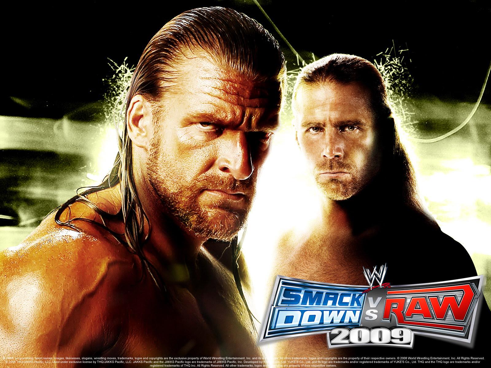 Wallpaper. WWE SmackDown vs. Raw 2009