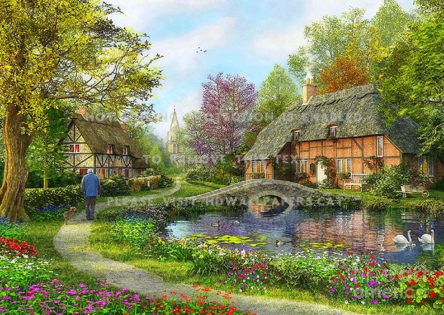 English Cottage Wallpapers Wallpaper Cave   Wp10443917 