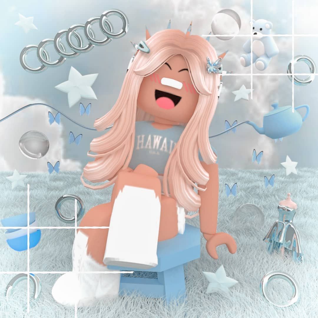 Blush Vibez, aesthetic, cute, happy, pink, roblox, roblox gfx, roblox girl,  roblox, HD phone wallpaper