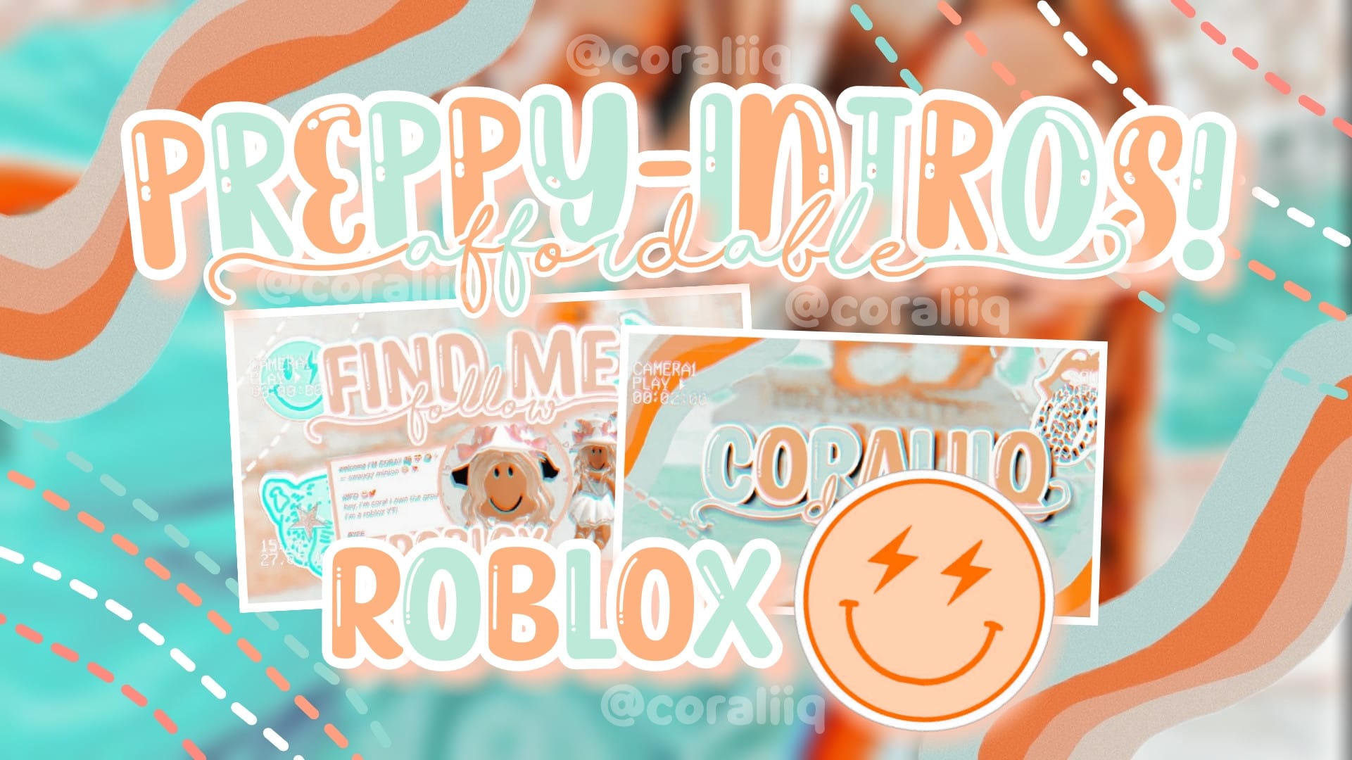 Create an aesthetic preppy roblox intro by Coraliiq