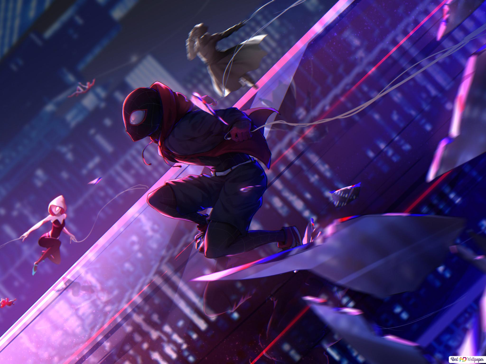 Miles Morales And Gwen Wallpapers - Wallpaper Cave