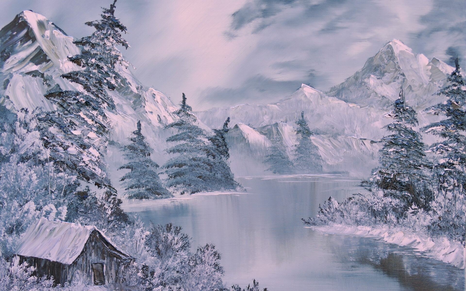 Winter Scenery Wallpaper: HD, 4K, 5K for PC and Mobile. Download free image for iPhone, Android