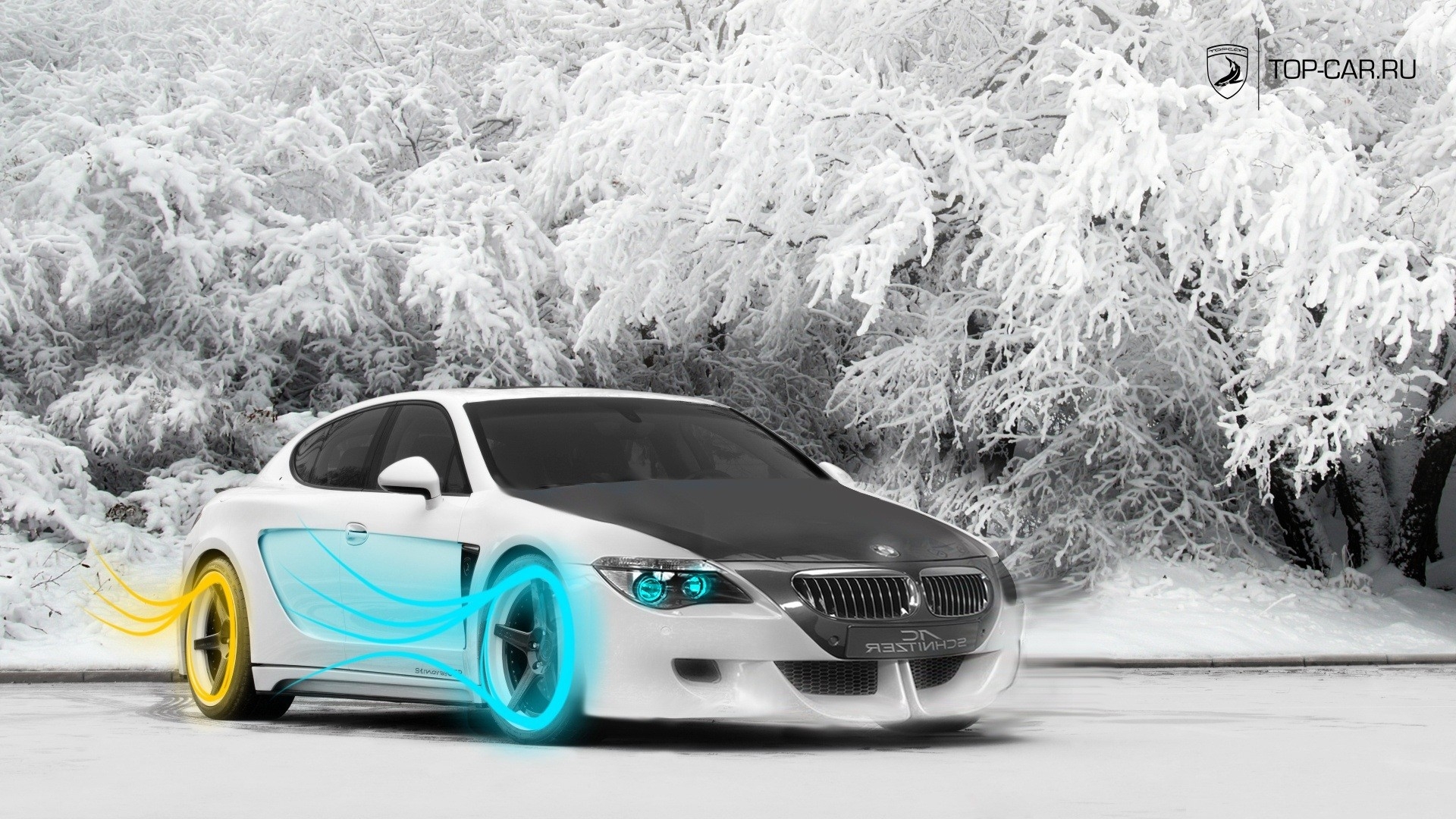 winter bmw colors 1920x1080 wallpaper