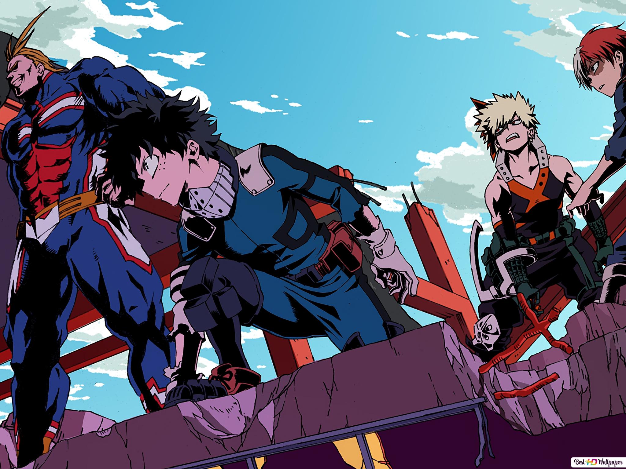 The Team of My Hero Academia HD wallpaper download Hero Academia wallpaper