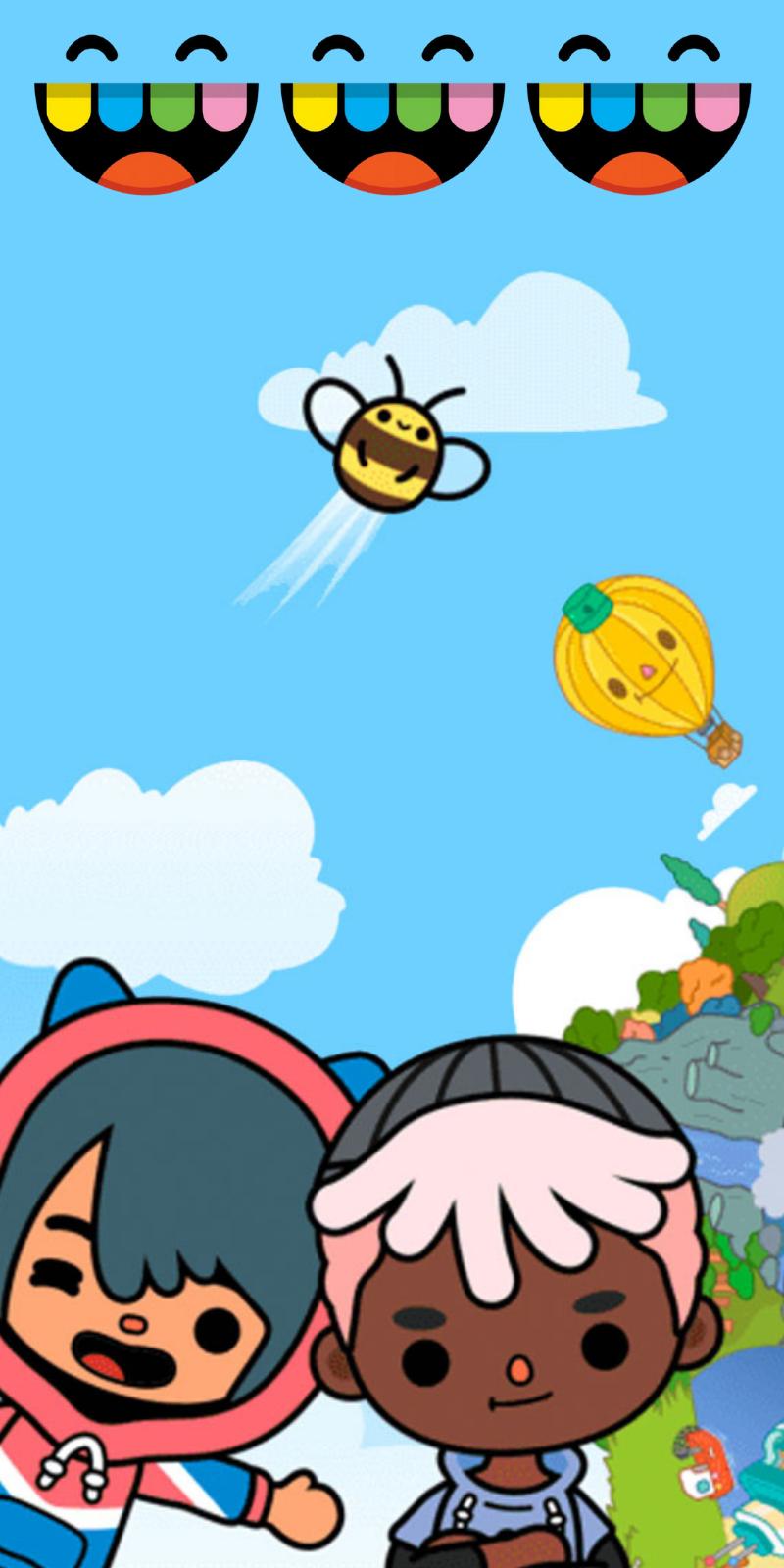 boca toca Life world, Wallpaper City Town crumpet for Android