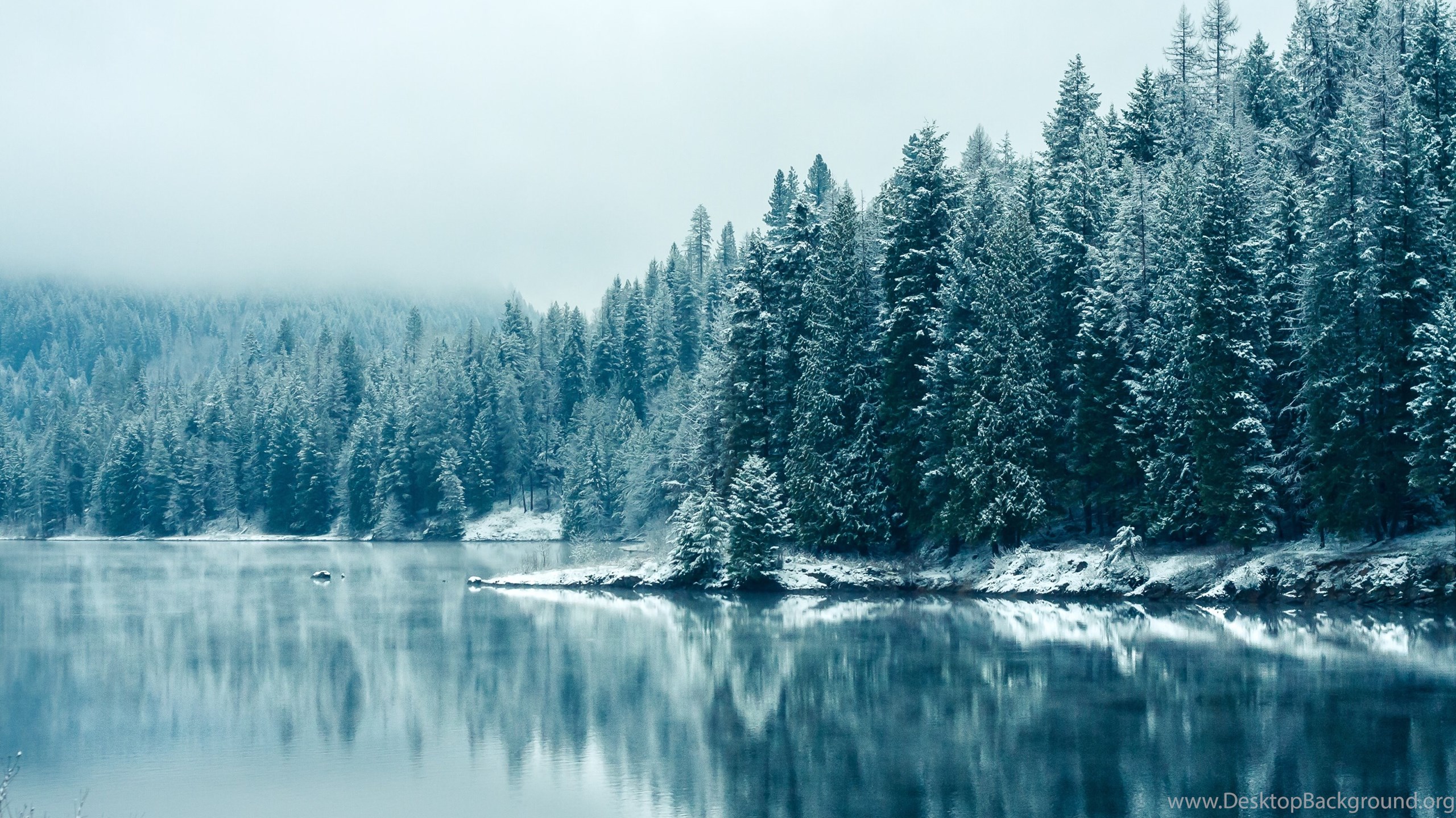 Blue Ice Winter Wallpaper Landscape Desktop Background
