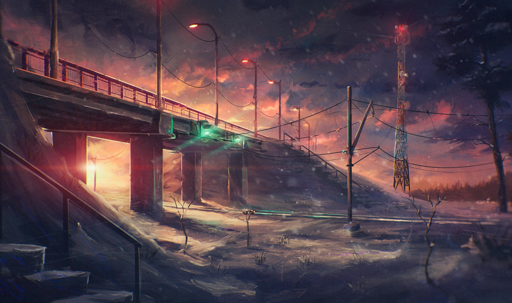 Anime Scenery Wallpaperx1184