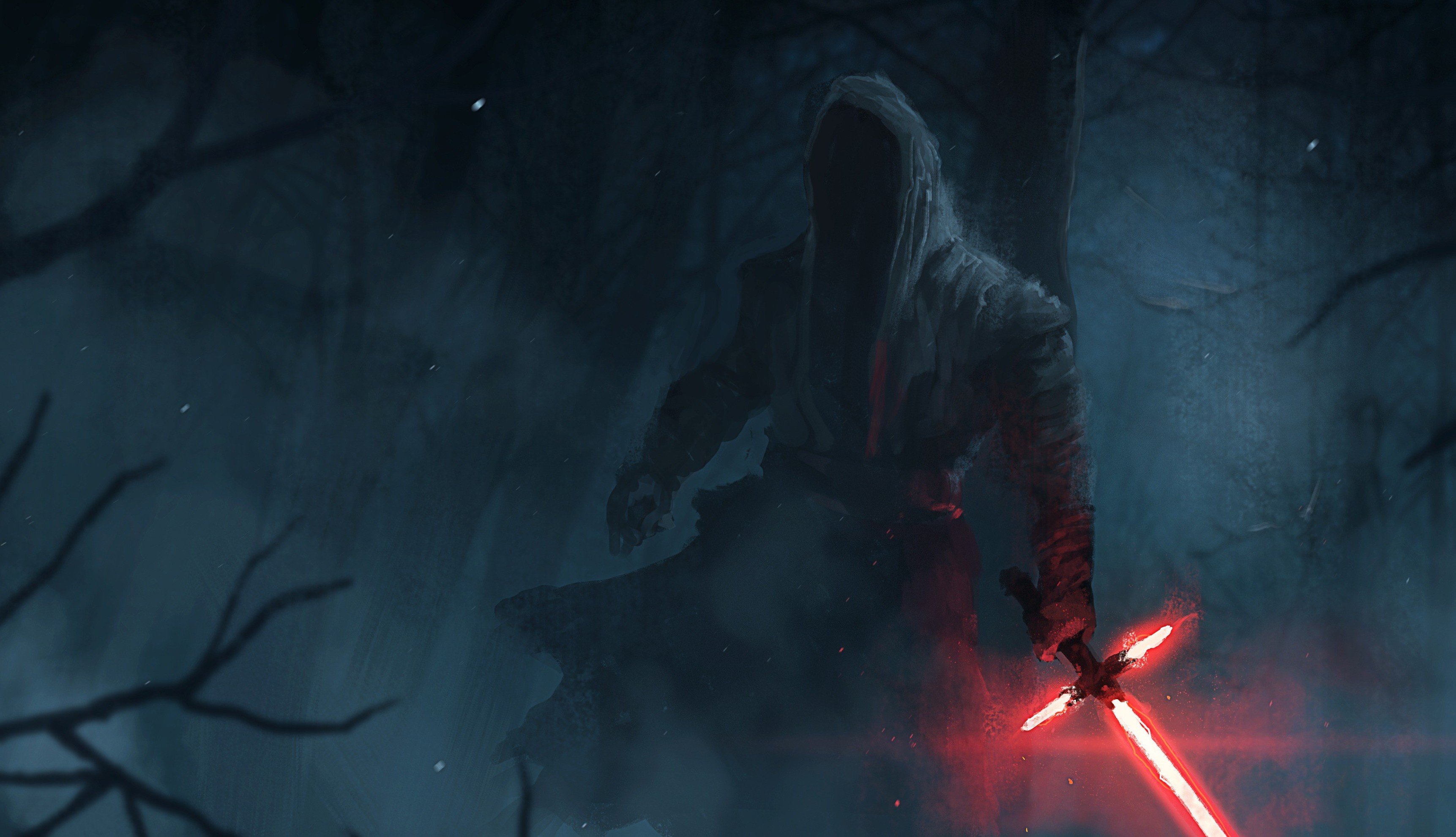 Kylo Ren, Star Wars, Star Wars: The Force Awakens, Lightsaber Wallpaper HD / Desktop and Mobile Background