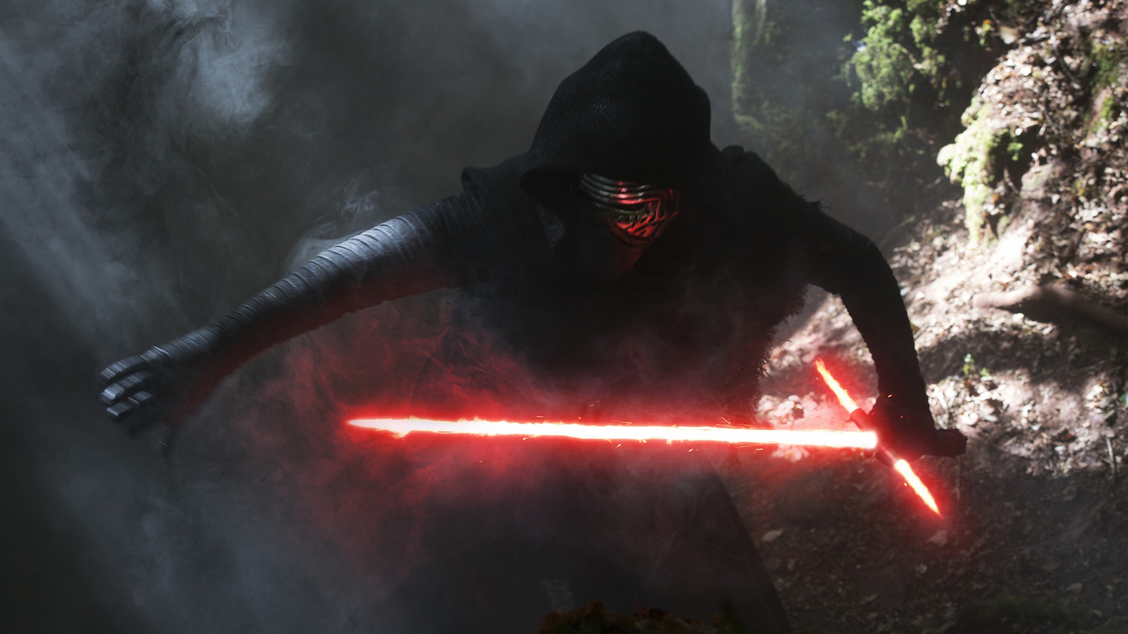 Kylo Ren With Lightsaber