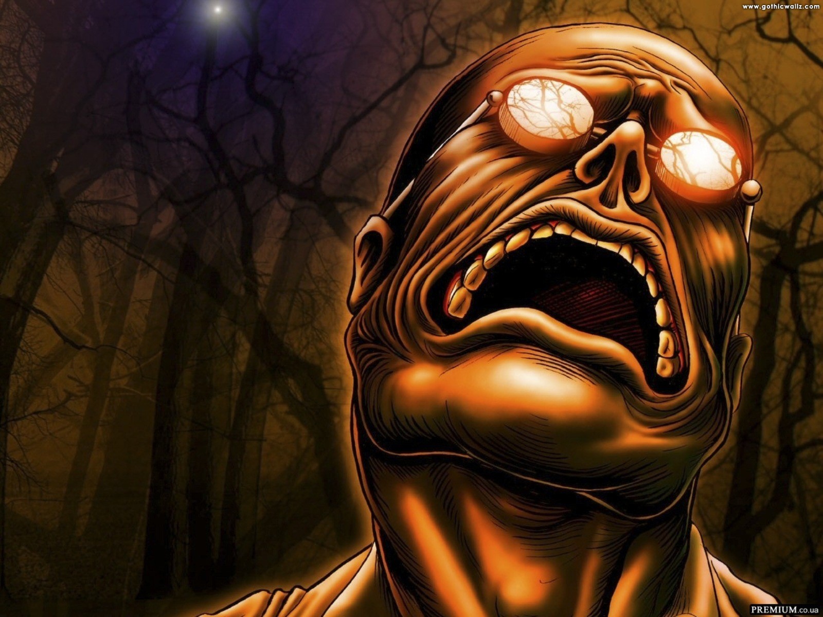 Scary Nightmare Dark Wallpaper