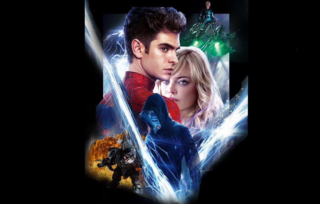 Wallpaper rino, spider man, green goblin, gwen stacy image for desktop, section фильмы