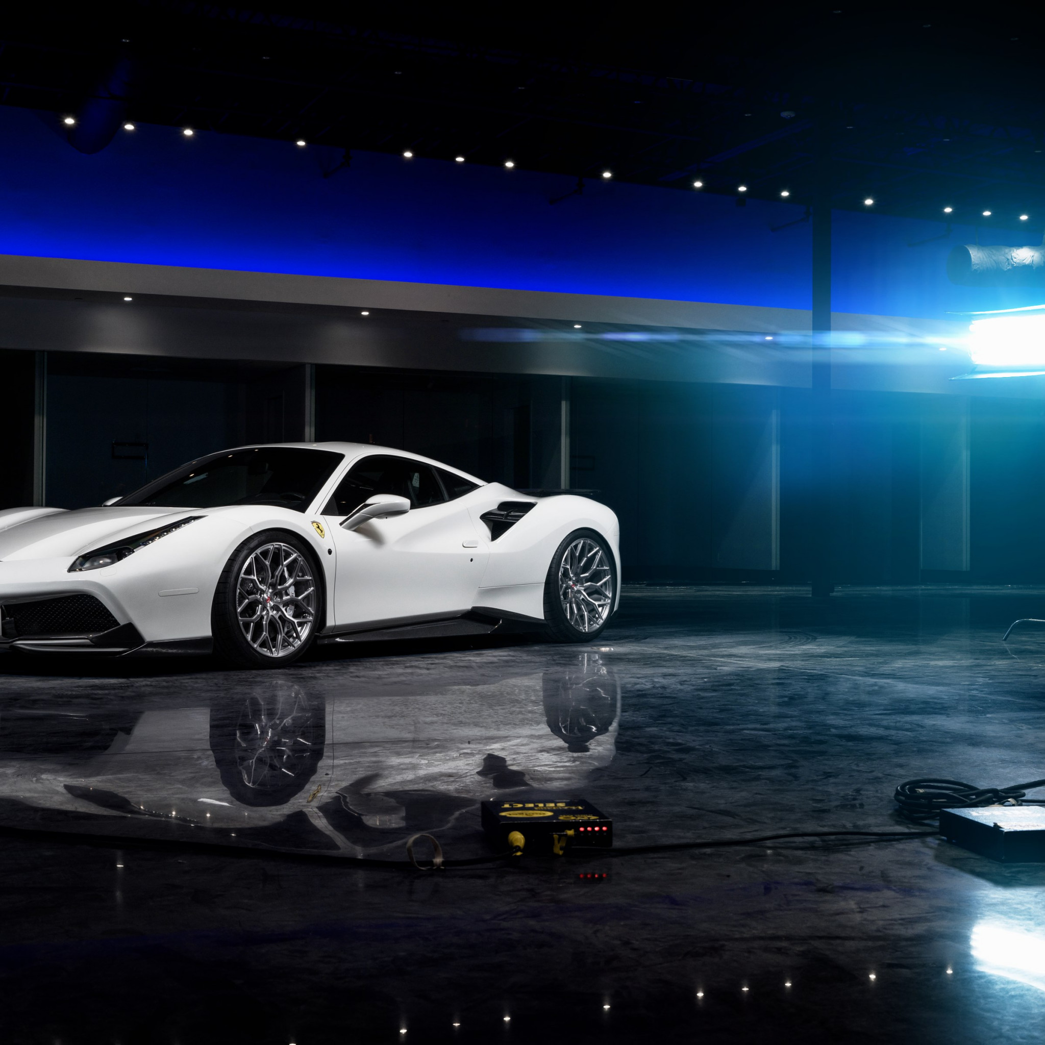 Download wallpaper: Ferrari 488 with Vossen wheels 2048x2048