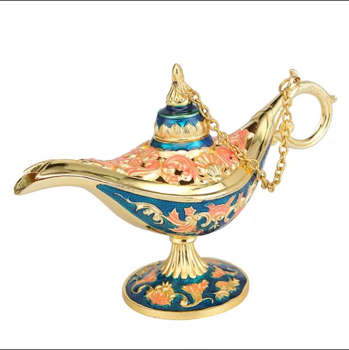 Aladdin Genie Lamp Blue Color on Mercari. Genie lamp, Magic lamp, Aladdin