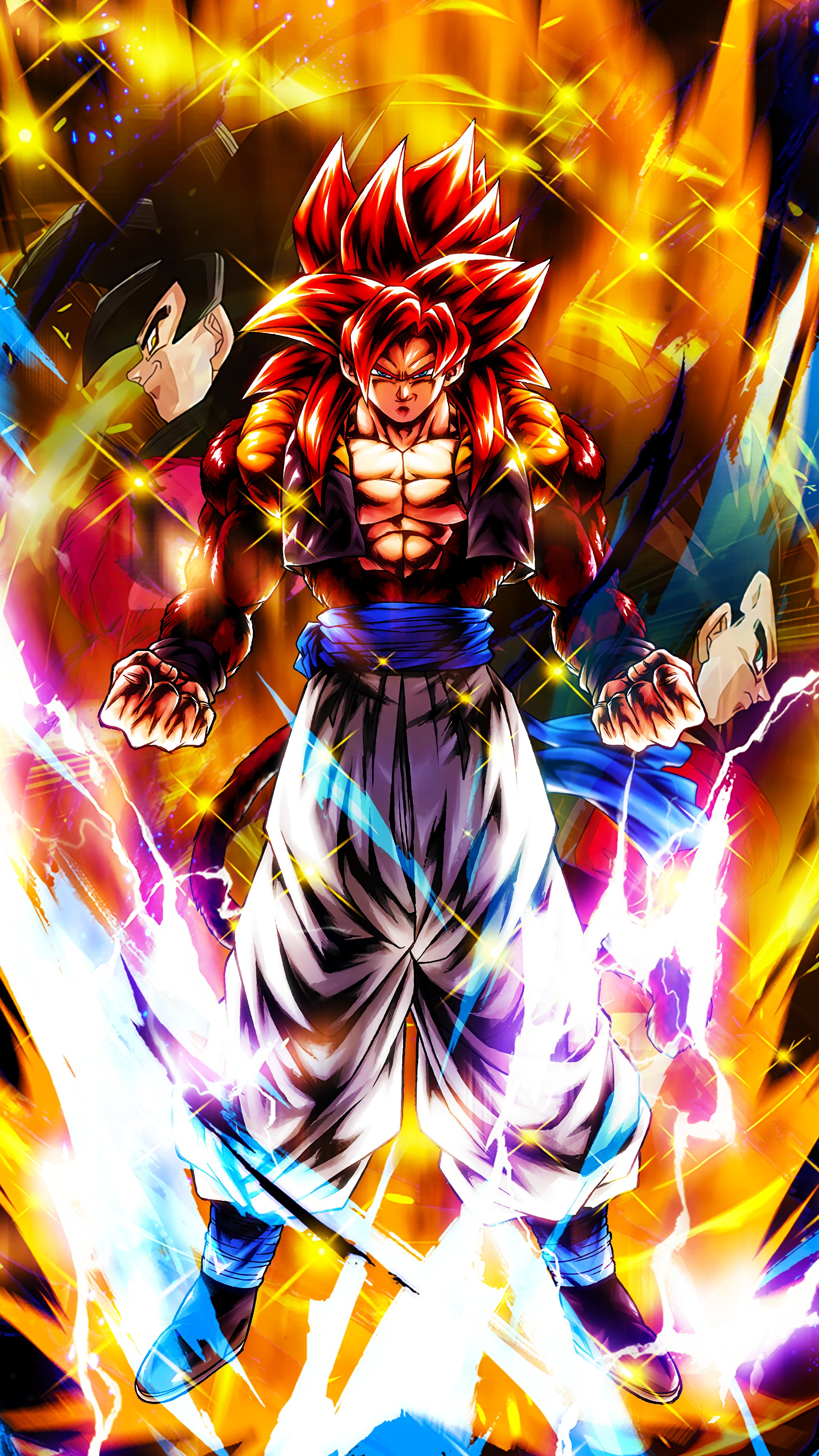 Hydros Legends Limited Sparking Super Saiyan 4 Gogeta HD + 4K PC Wallpaper + 4K Phone Wallpaper! #DBLegends #DragonBallLegends #DBL3rdAnniversary