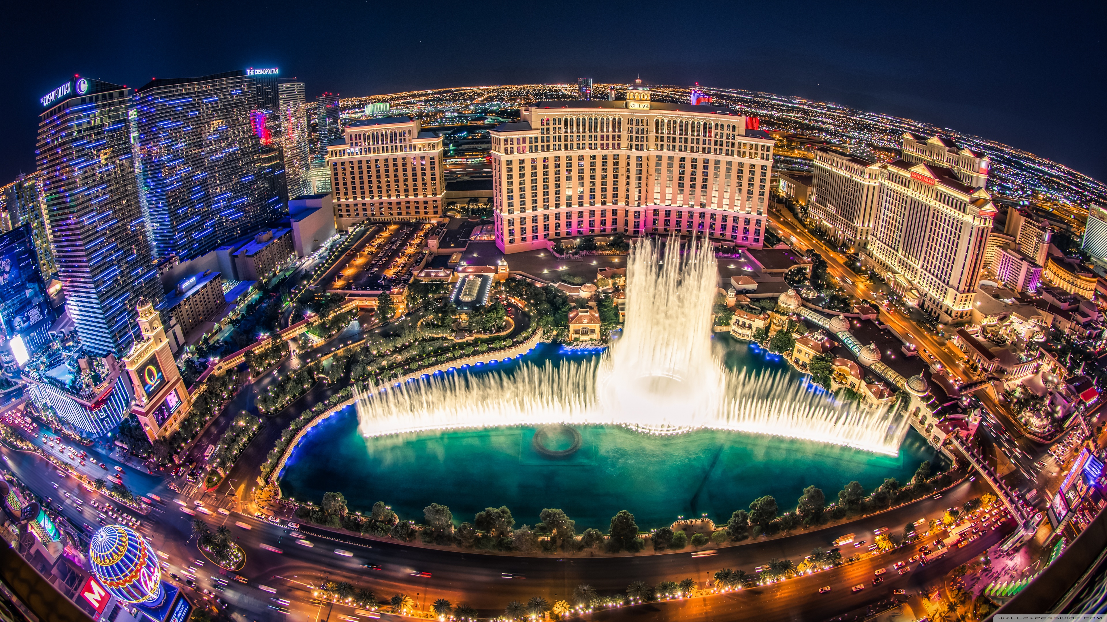 Bellagio Fountain, Las Vegas [3840 x 2160]