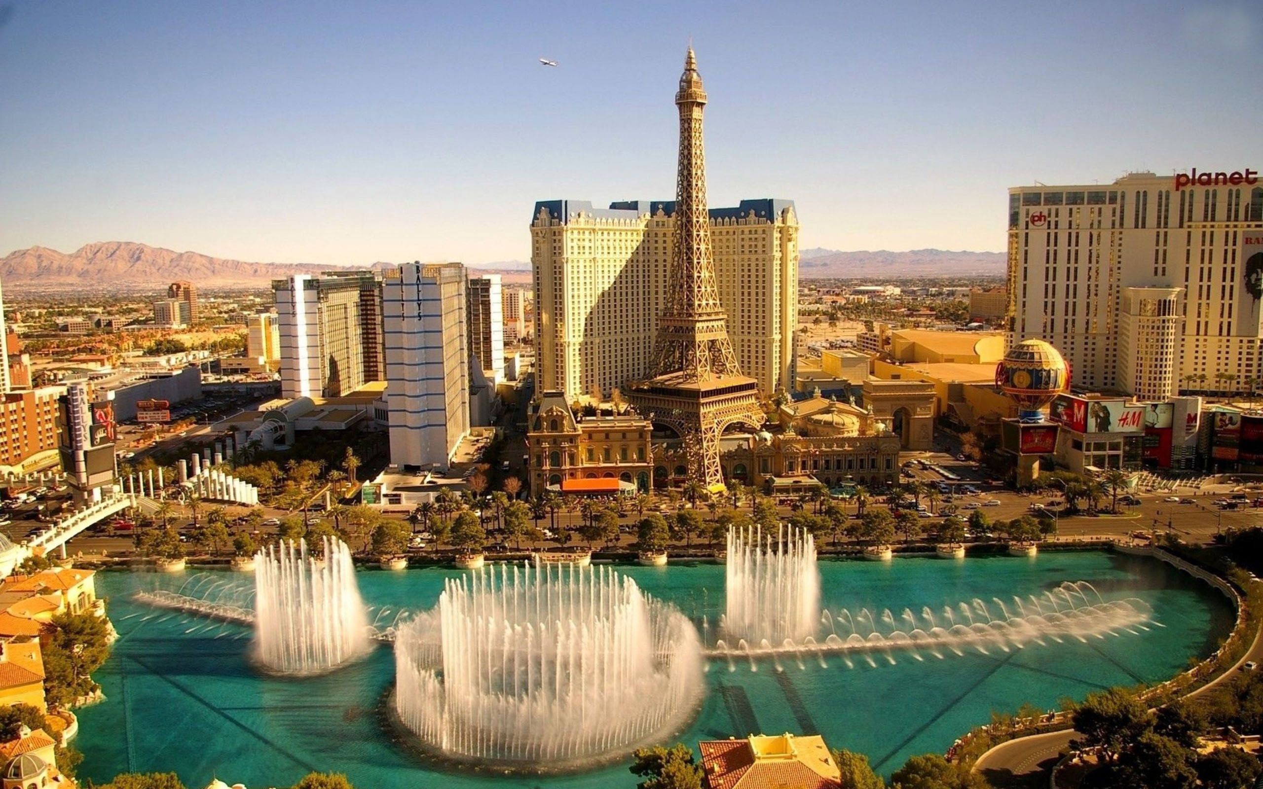 Las Vegas Fountains, HD World, 4k Wallpaper, Image, Background, Photo and Picture