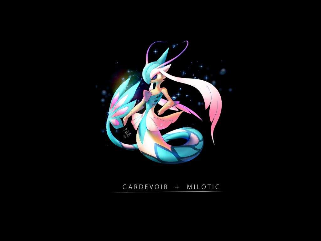 User Uploaded Image Fusion Gardevoir Milotic HD Wallpaper