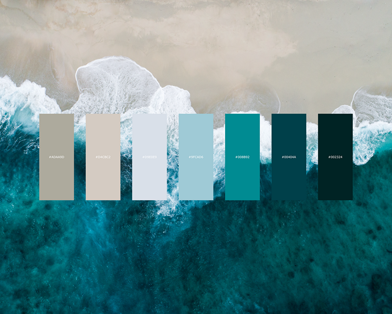 Beach color palette [3840X2160]
