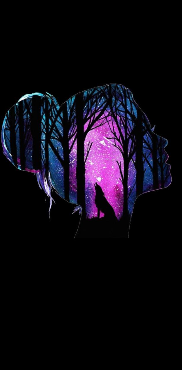 Purple Galaxy Wolf Wallpapers - Wallpaper Cave
