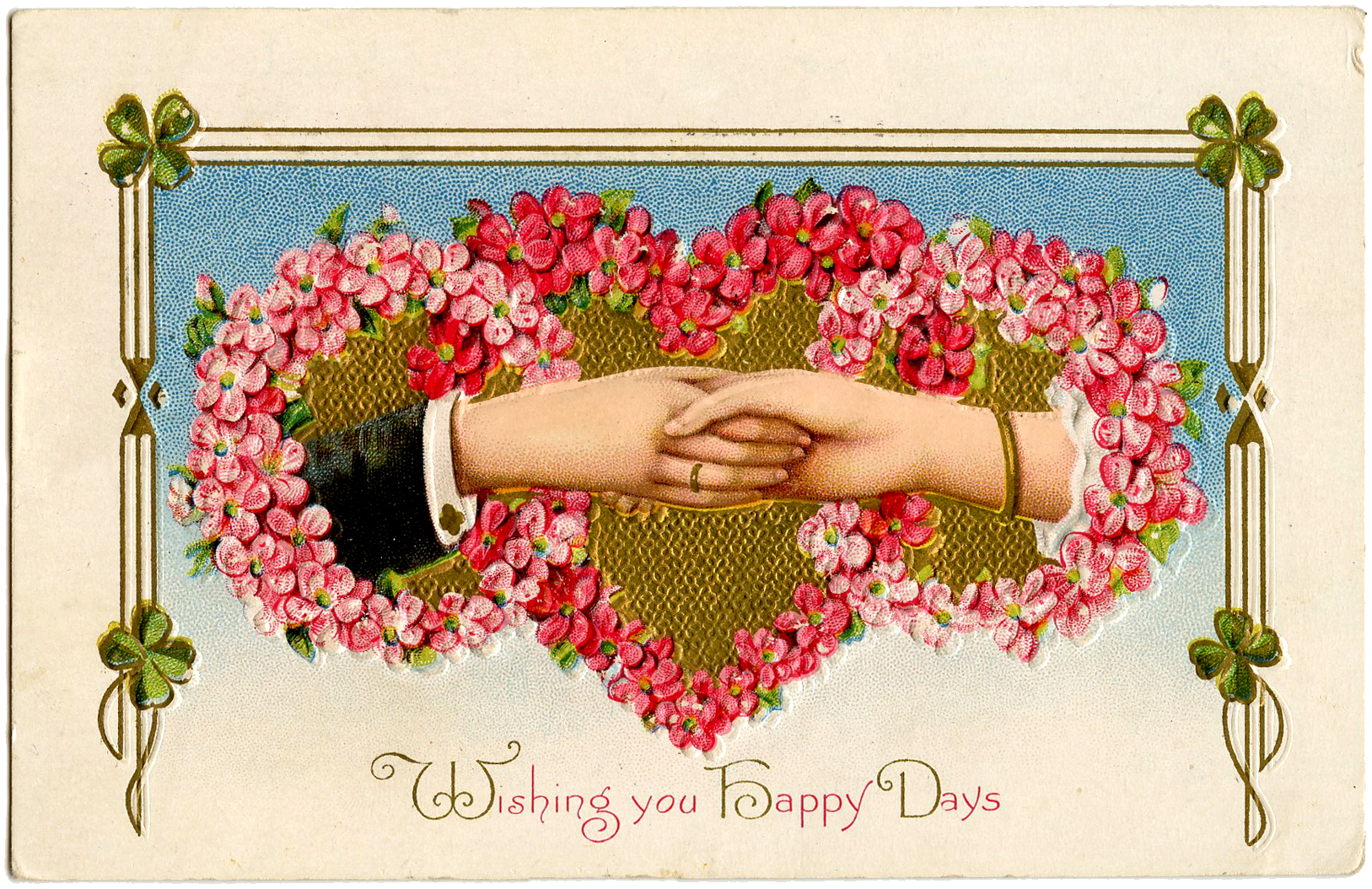 Happy Valentine's Day Flowers Image! Graphics Fairy